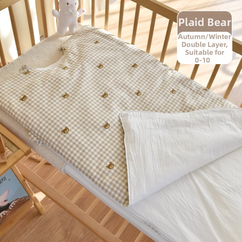 Sac de dormit pentru nou-născuți, bumbac 100%, umplutură poliester, design gros de iarnă, 0.55–1.0 kg