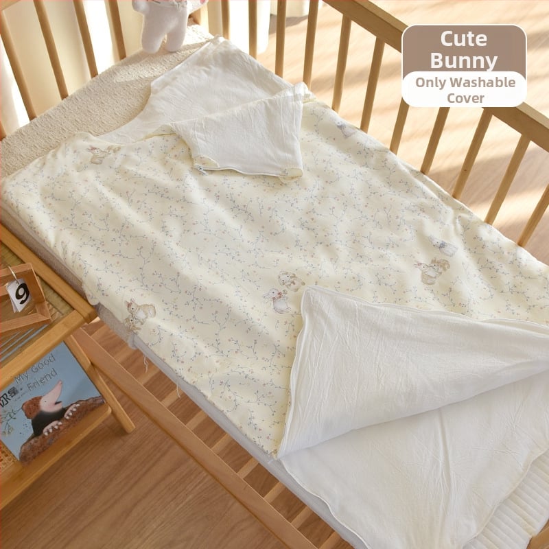 Sac de dormit pentru nou-născuți, bumbac 100%, umplutură poliester, design gros de iarnă, 0.55–1.0 kg