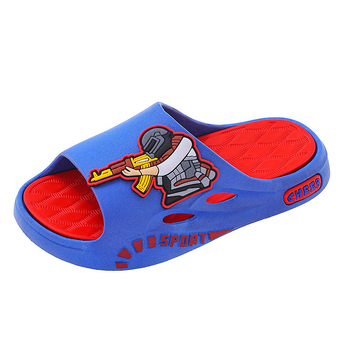 Short Horse детски сандали за момчета - PVC горна част и подметка, карикатурен принт, дишащи, антихлъзгащи, с открити пръсти, за възраст 4-16 г, пролет-лято 2025