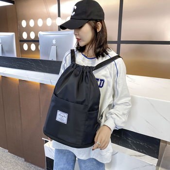 Nylonový batoh so šnúrkou, Oxford látka, vodeodolný, odolný voči opotrebeniu, ľahký, oddelenie suchého a vlhkého, model 6201