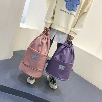 Nylonový batoh so šnúrkou, Oxford látka, vodeodolný, odolný voči opotrebeniu, ľahký, oddelenie suchého a vlhkého, model 6201