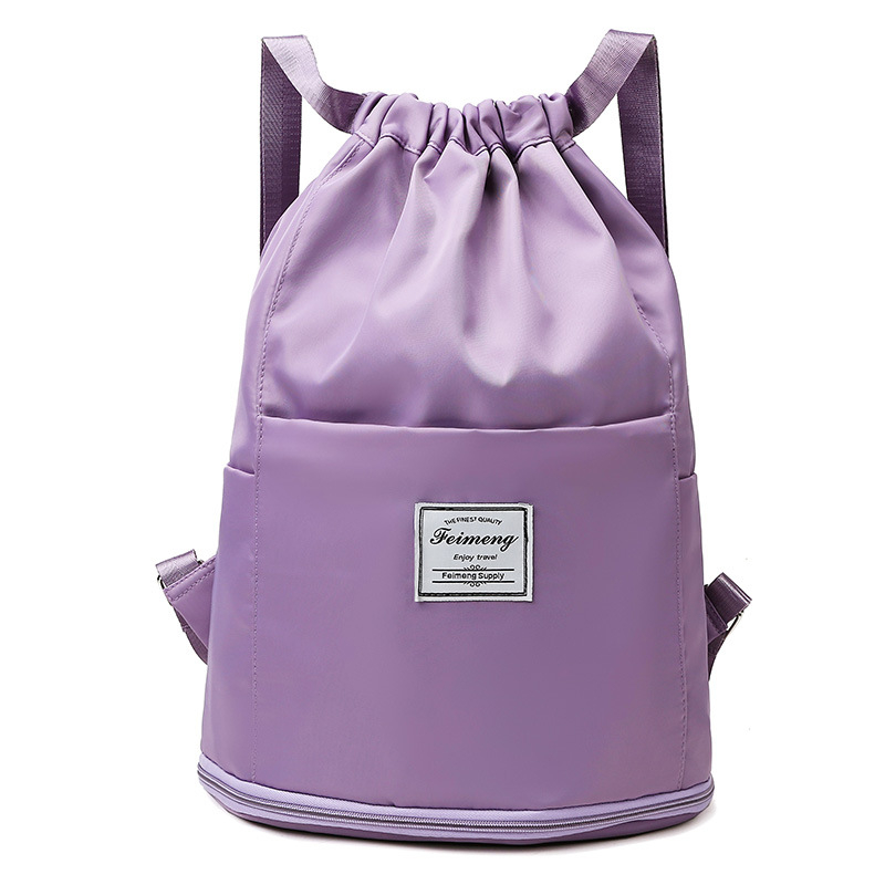 Nylonový batoh so šnúrkou, Oxford látka, vodeodolný, odolný voči opotrebeniu, ľahký, oddelenie suchého a vlhkého, model 6201