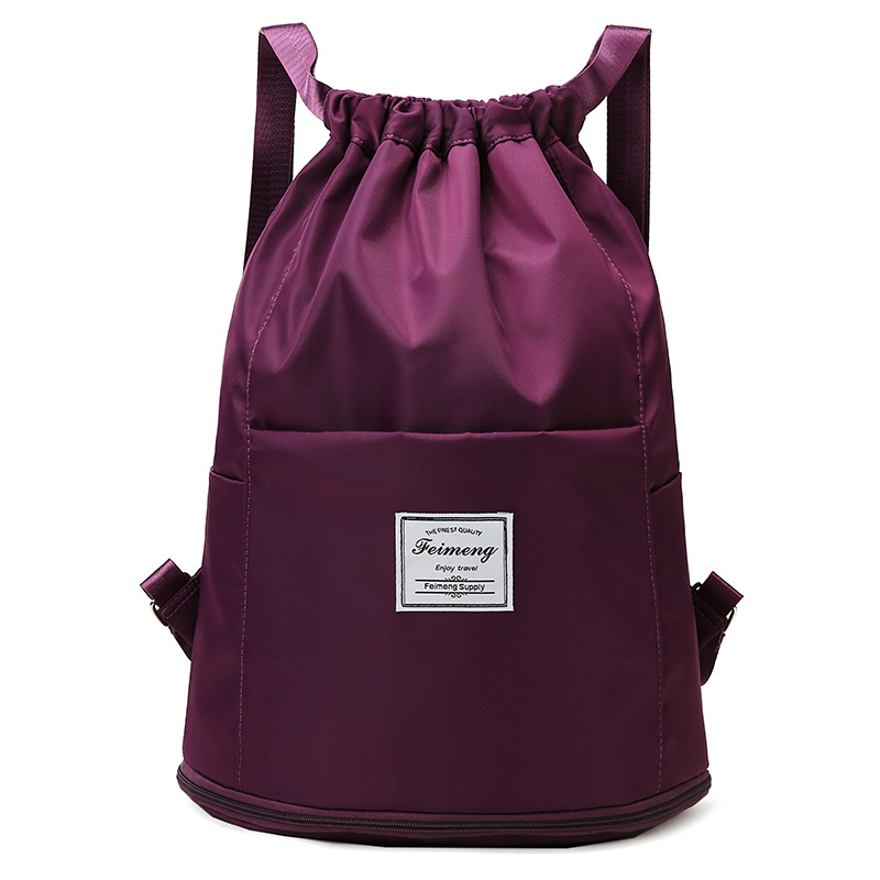 Nylonový batoh so šnúrkou, Oxford látka, vodeodolný, odolný voči opotrebeniu, ľahký, oddelenie suchého a vlhkého, model 6201