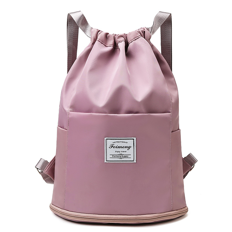 Nylonový batoh so šnúrkou, Oxford látka, vodeodolný, odolný voči opotrebeniu, ľahký, oddelenie suchého a vlhkého, model 6201