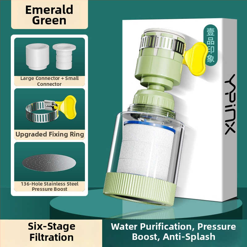 Filtr na kohútik – rozšírenie pre domácu kuchyňu, PP materiál, priama inštalácia, jednorukový ovládanie, model L10205, First Impression, štýl Light Luxury