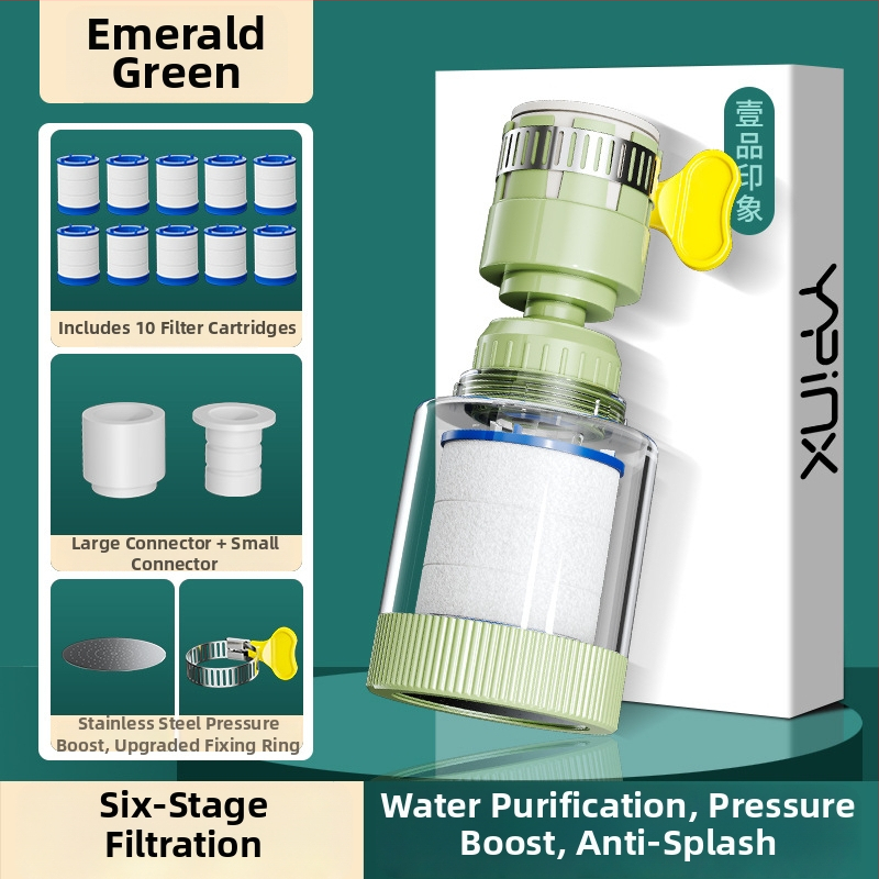 Filtr na kohútik – rozšírenie pre domácu kuchyňu, PP materiál, priama inštalácia, jednorukový ovládanie, model L10205, First Impression, štýl Light Luxury