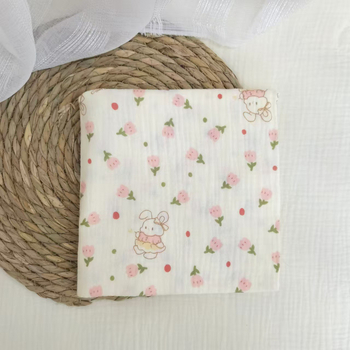 Τύλιγμα από γάζα για νεογέννητα – σχέδιο καρτούν, 95% βαμβάκι, για όλες τις εποχές