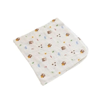 Τύλιγμα από γάζα για νεογέννητα – σχέδιο καρτούν, 95% βαμβάκι, για όλες τις εποχές