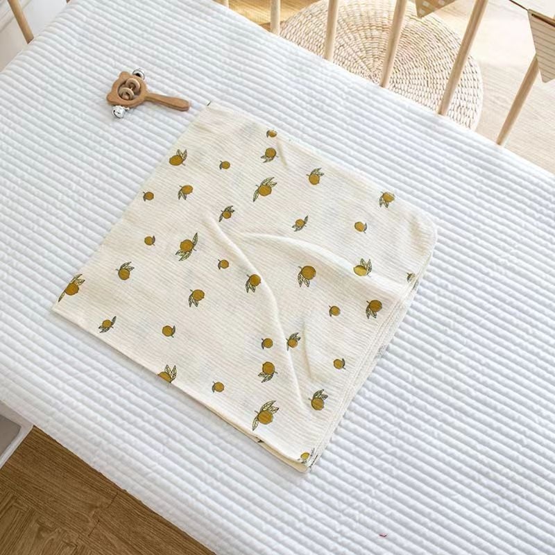 Τύλιγμα από γάζα για νεογέννητα – σχέδιο καρτούν, 95% βαμβάκι, για όλες τις εποχές