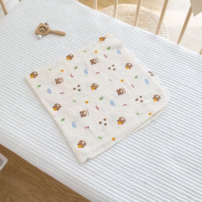 Τύλιγμα από γάζα για νεογέννητα – σχέδιο καρτούν, 95% βαμβάκι, για όλες τις εποχές