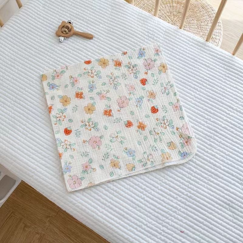 Τύλιγμα από γάζα για νεογέννητα – σχέδιο καρτούν, 95% βαμβάκι, για όλες τις εποχές