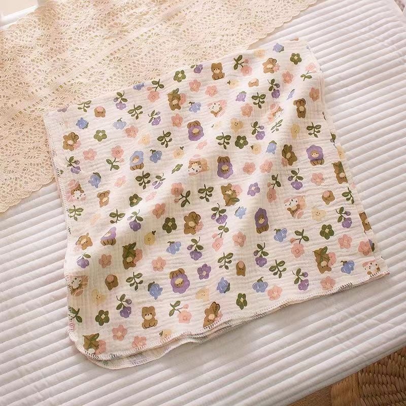 Τύλιγμα από γάζα για νεογέννητα – σχέδιο καρτούν, 95% βαμβάκι, για όλες τις εποχές