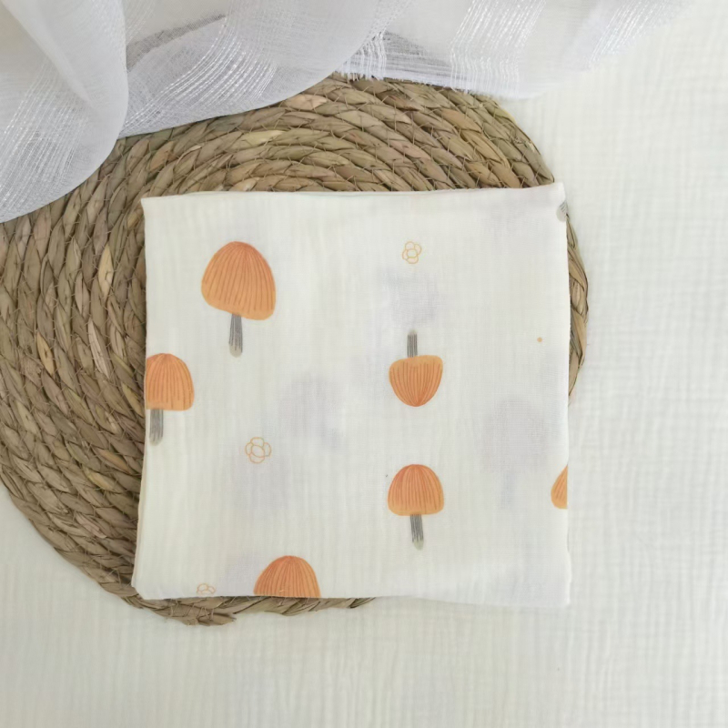 Τύλιγμα από γάζα για νεογέννητα – σχέδιο καρτούν, 95% βαμβάκι, για όλες τις εποχές