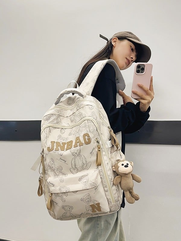 Dicello batoh – unisex, nylonový nepremokavý, street trend štýl, vhodný pre 14-palcový notebook