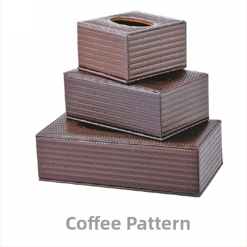 Kožená krabička na vreckovky – ručne vyrobená, s vyberateľnou vnútornou zásobou, model FJ-0741, možnosť loga na mieru, vhodná do hosťovských izieb a na stôl