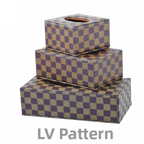 Kožená krabička na vreckovky – ručne vyrobená, s vyberateľnou vnútornou zásobou, model FJ-0741, možnosť loga na mieru, vhodná do hosťovských izieb a na stôl