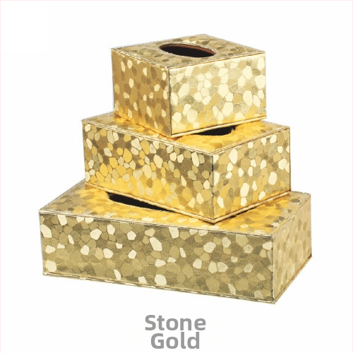 Kožená krabička na vreckovky – ručne vyrobená, s vyberateľnou vnútornou zásobou, model FJ-0741, možnosť loga na mieru, vhodná do hosťovských izieb a na stôl