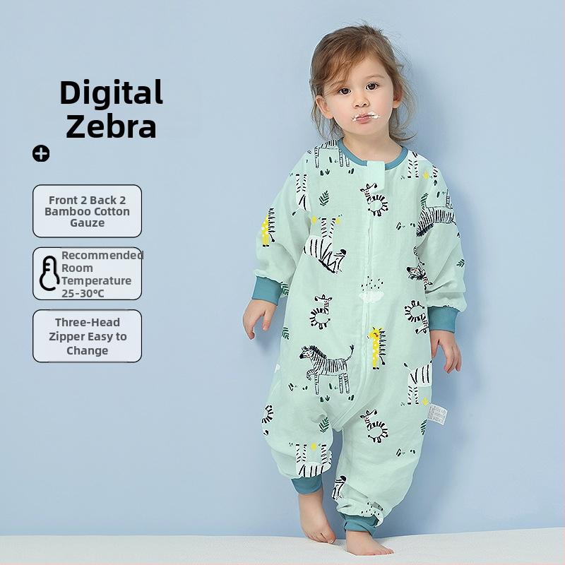 Υπνόσακος μωρού από 100% βαμβάκι, λεπτός για καλοκαίρι και άνοιξη, επένδυση από βαμβάκι, με μοτίβο καρτούν, κατάλληλος για παιδιά 1–3 ετών