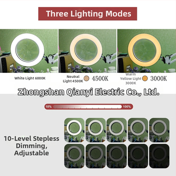 Λαμπά LED γραφείου με μακρύ βραχίονα και πτυσσόμενο μεγεθυντικό φακό – φως ανάγνωσης φιλικό στα μάτια, USB τροφοδοσία 12W, μεταλλική σκιά, CE πιστοποιητικό