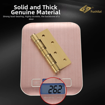 Rozsdamentes acél ajtópánt faajtókhoz, méretek 4"/5", vastagság 3 mm, felület: elektroplakálás, kefés, polírozott