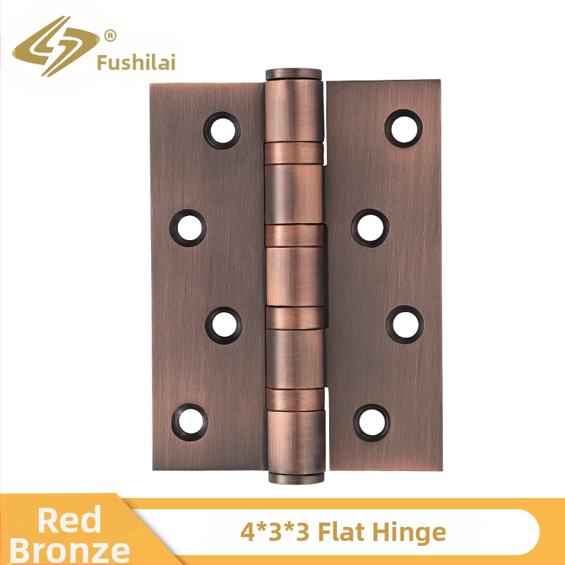 Rozsdamentes acél ajtópánt faajtókhoz, méretek 4"/5", vastagság 3 mm, felület: elektroplakálás, kefés, polírozott