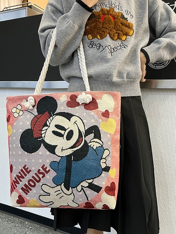 Τσαντα από καμβά με μοτίβο σκύλου, μεγάλη χωρητικότητα, ύφασμα βαμβακό-λινό, άνοιγμα με φερμουάρ, εσωτερικό τσεπάκι με φερμουάρ, διπλοί ιμάντες, ευέλικτη ως crossbody ή χειραποσκευή.