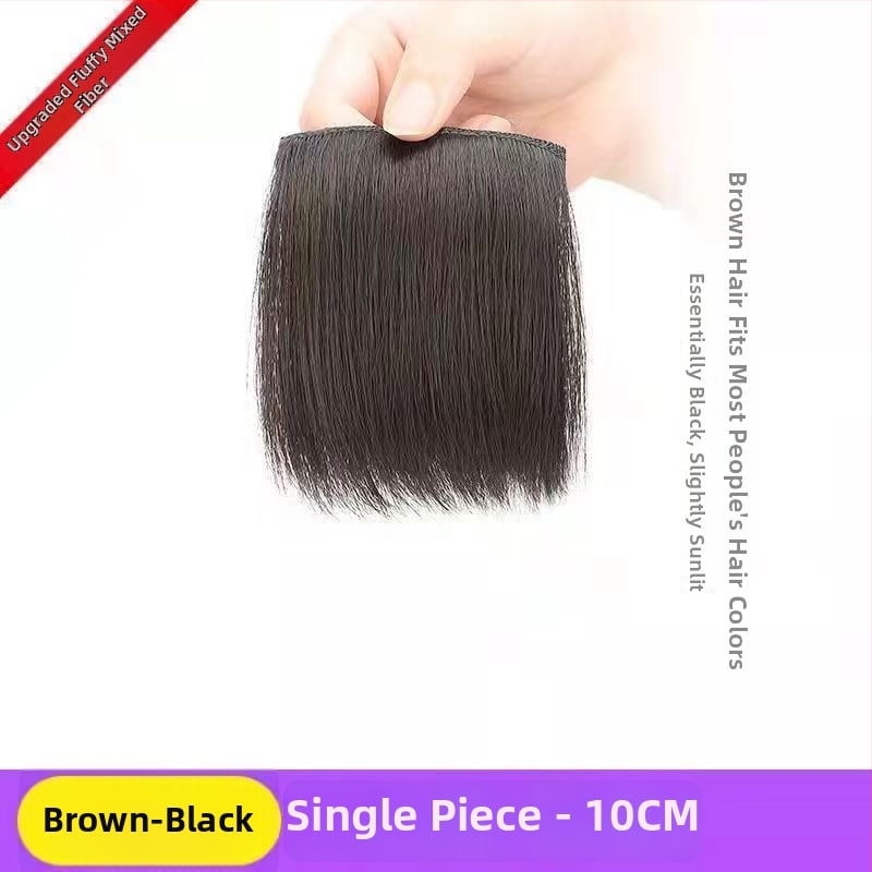 Ex06 Plăci de volum pentru păr — Două piese fără cusături pentru coroana și părțile laterale, păr drept, sârmă rezistentă la temperatură, design cu mecanism, nu se poate vopsi