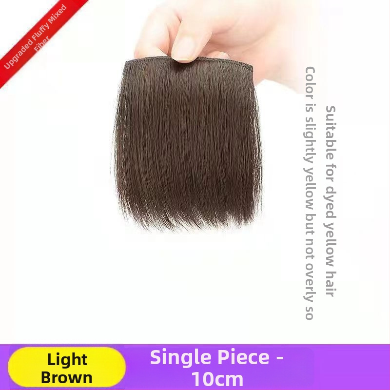 Ex06 Plăci de volum pentru păr — Două piese fără cusături pentru coroana și părțile laterale, păr drept, sârmă rezistentă la temperatură, design cu mecanism, nu se poate vopsi