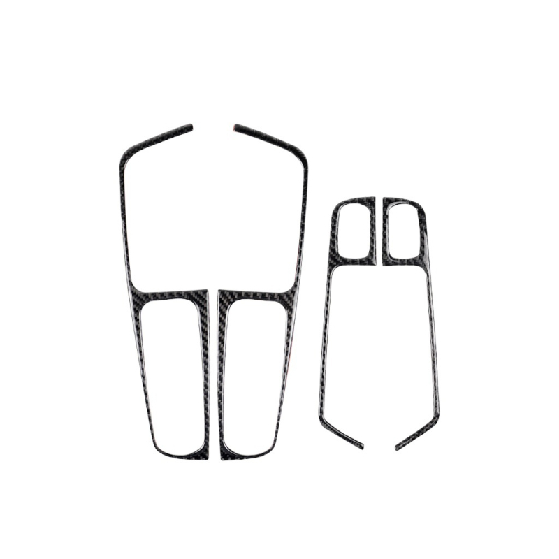 Karbonový panel centrálnej konzoly pre Porsche Macan/Cayenne (2014–2021) – Model 001, RRX carbon