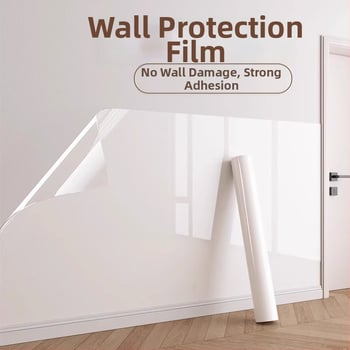 Pengyi PVC αντιστατικό διαφανές φιλμ προστασίας τοίχων, επίπεδο αυτοκόλλητο τοίχου, ανθεκτικό σε λίπη, μοντέρνο μινιμαλιστικό στυλ