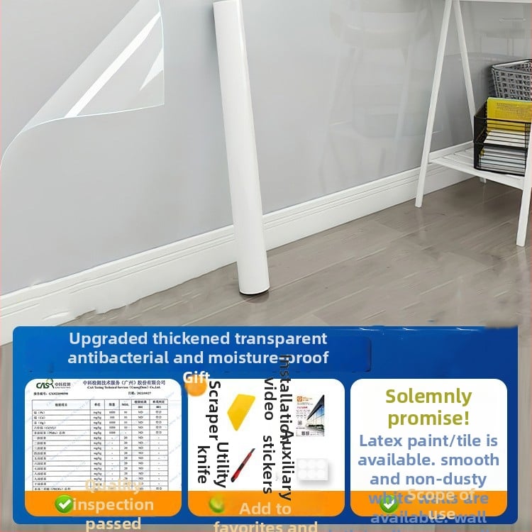 Pengyi PVC αντιστατικό διαφανές φιλμ προστασίας τοίχων, επίπεδο αυτοκόλλητο τοίχου, ανθεκτικό σε λίπη, μοντέρνο μινιμαλιστικό στυλ