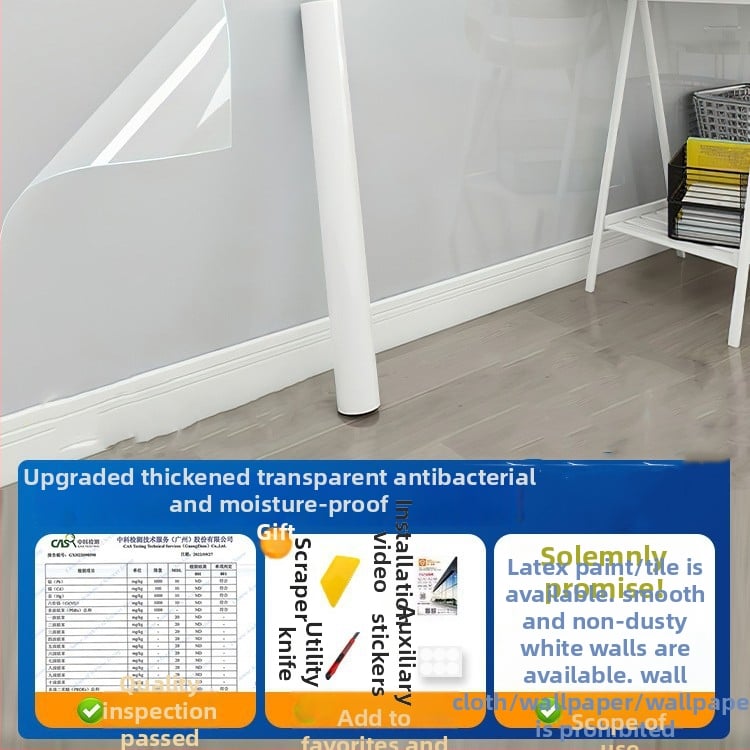 Pengyi PVC αντιστατικό διαφανές φιλμ προστασίας τοίχων, επίπεδο αυτοκόλλητο τοίχου, ανθεκτικό σε λίπη, μοντέρνο μινιμαλιστικό στυλ