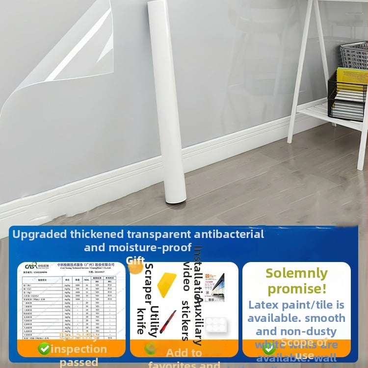 Pengyi PVC αντιστατικό διαφανές φιλμ προστασίας τοίχων, επίπεδο αυτοκόλλητο τοίχου, ανθεκτικό σε λίπη, μοντέρνο μινιμαλιστικό στυλ