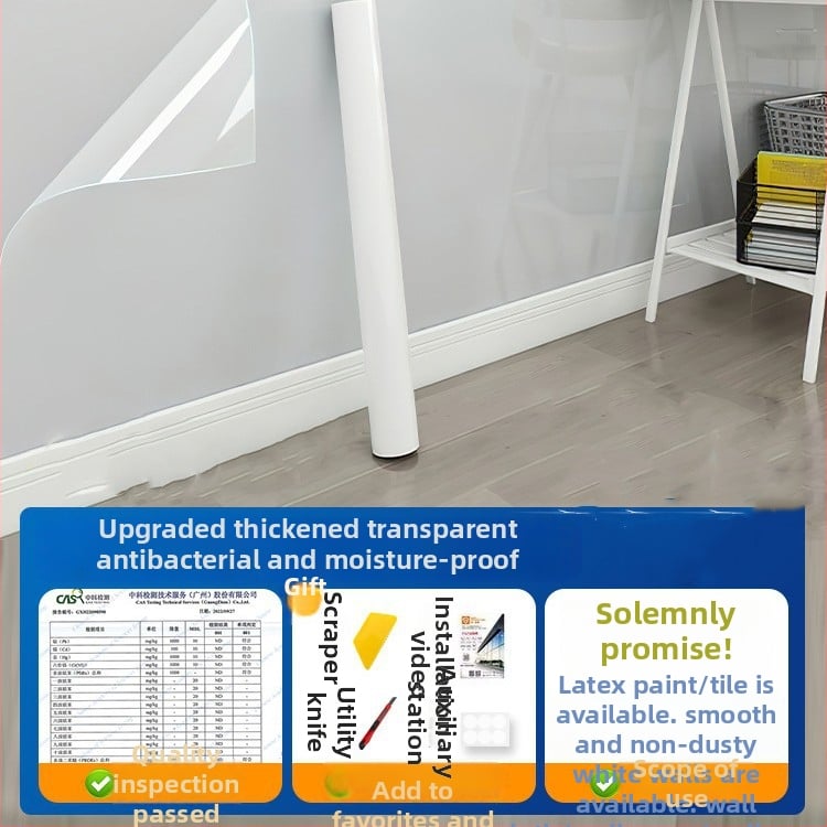 Pengyi PVC αντιστατικό διαφανές φιλμ προστασίας τοίχων, επίπεδο αυτοκόλλητο τοίχου, ανθεκτικό σε λίπη, μοντέρνο μινιμαλιστικό στυλ