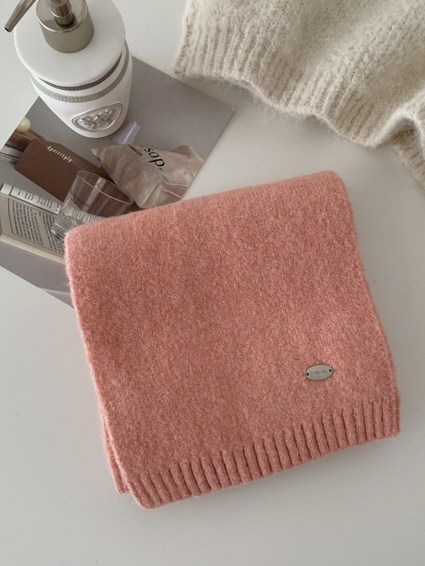 Šal Steering od vunene mješavine, pleteni warp knitting, zadržava toplinu, Zima 2025