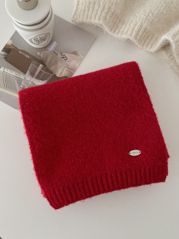 Šal Steering od vunene mješavine, pleteni warp knitting, zadržava toplinu, Zima 2025