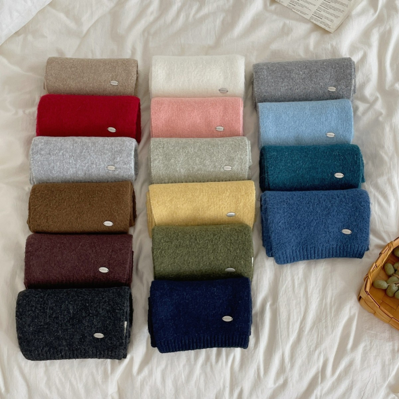 Šal Steering od vunene mješavine, pleteni warp knitting, zadržava toplinu, Zima 2025