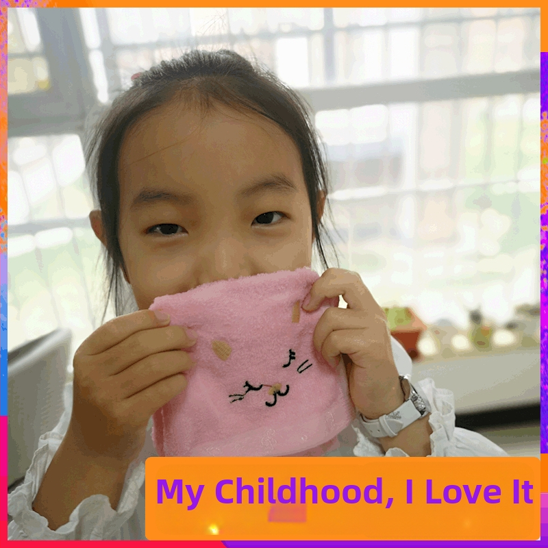 Detská uterka z bambusových vlákien s karikatúrnym motívom mačky; vyšívanie, džakard; hmotnosť 50–80 g