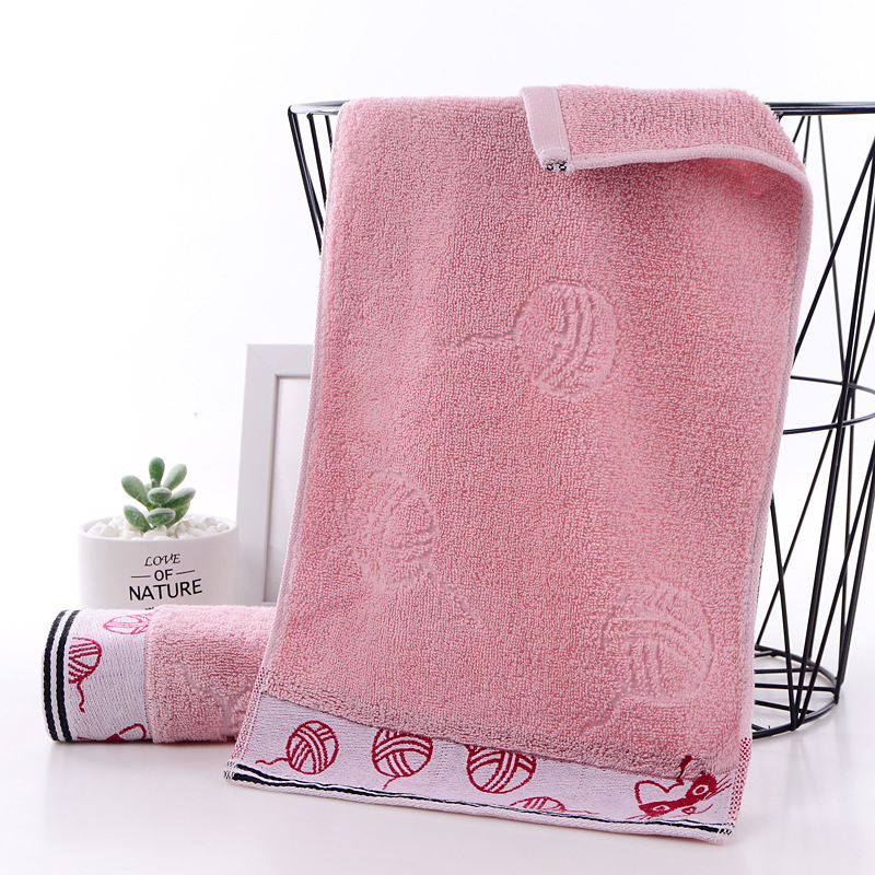 Хавлия за бебета и деца от бамбукови влакна с карикатурен дизайн на котка; бродерия, жакард; тегло 50-80 g