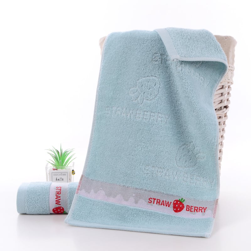 Хавлия за бебета и деца от бамбукови влакна с карикатурен дизайн на котка; бродерия, жакард; тегло 50-80 g