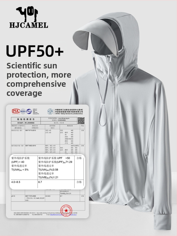 Pánska UV ochranná ľahká bunda s kapucňou, ľahká a priedušná, s odnímateľným lemom, zipsom, polyester