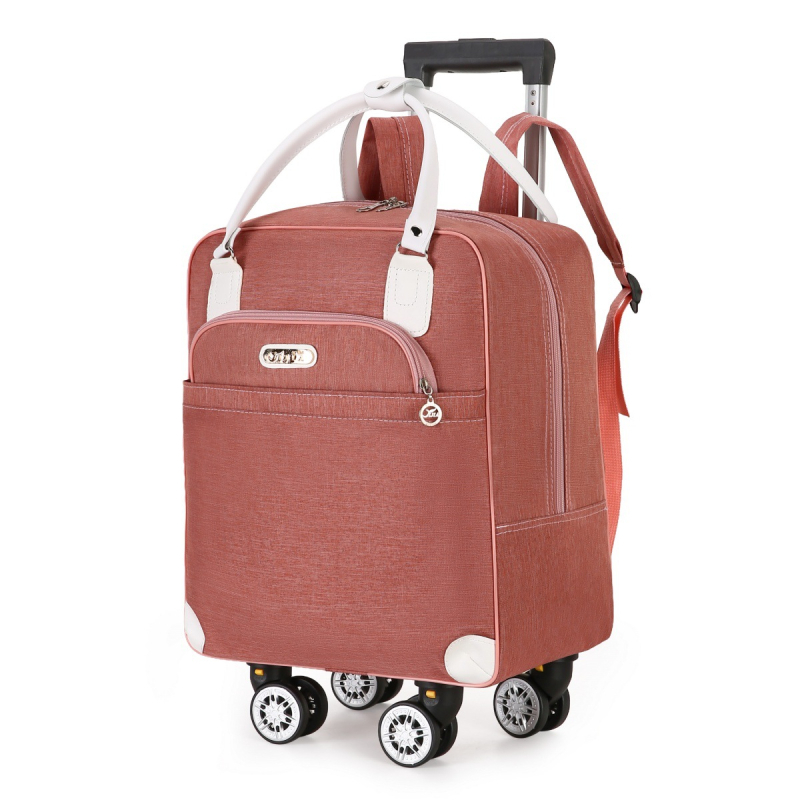 Cestovná taška s teleskopickou rúčkou, 36–55 L, Oxford látka, nepremokavá a skladacia, unisex, bežné cestovanie