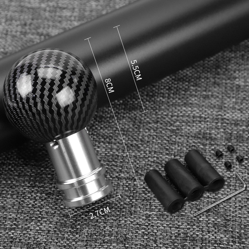 Λαβή επιλογέα ταχυτήτων με σχέδιο φλοιού ξύλου, στρογγυλή μπάλα για χειροκίνητο κιβώτιο (Μοντέλο: Wood grain ball gear head; Μάρκα: Powerful manufacturer; OEM: Original factory)