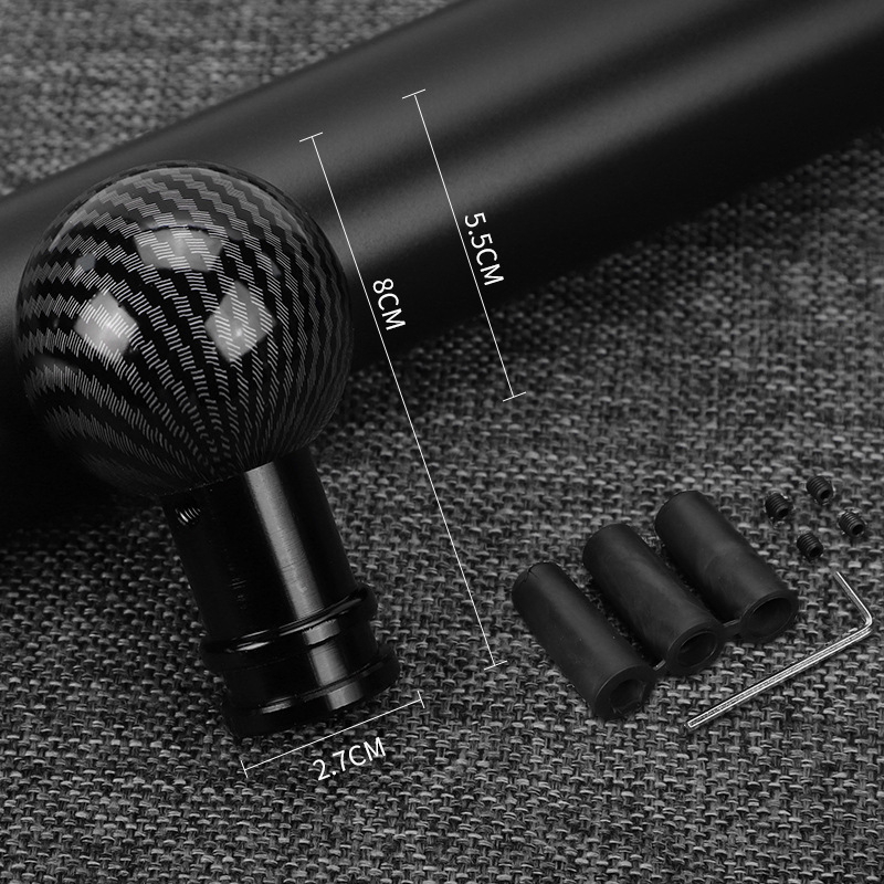 Λαβή επιλογέα ταχυτήτων με σχέδιο φλοιού ξύλου, στρογγυλή μπάλα για χειροκίνητο κιβώτιο (Μοντέλο: Wood grain ball gear head; Μάρκα: Powerful manufacturer; OEM: Original factory)