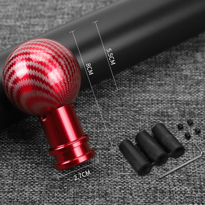 Λαβή επιλογέα ταχυτήτων με σχέδιο φλοιού ξύλου, στρογγυλή μπάλα για χειροκίνητο κιβώτιο (Μοντέλο: Wood grain ball gear head; Μάρκα: Powerful manufacturer; OEM: Original factory)