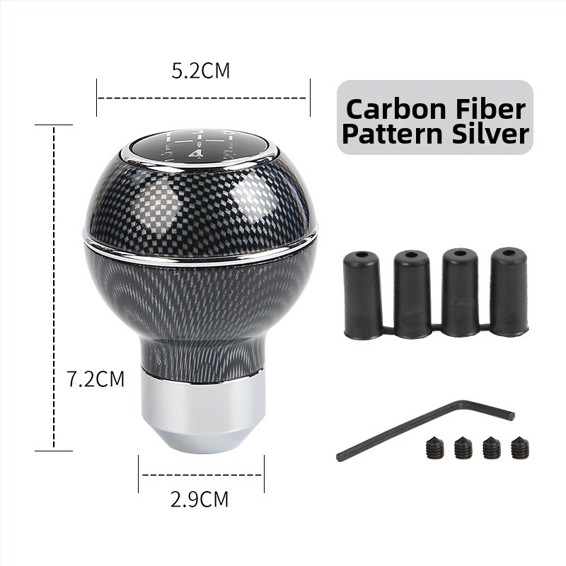 Λαβή επιλογέα ταχυτήτων με σχέδιο φλοιού ξύλου, στρογγυλή μπάλα για χειροκίνητο κιβώτιο (Μοντέλο: Wood grain ball gear head; Μάρκα: Powerful manufacturer; OEM: Original factory)