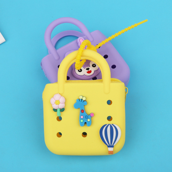 Πορτοφόλι νομισμάτων από σιλικόνη με σχέδιο ζώων, αστικός μινιμαλισμός, unisex