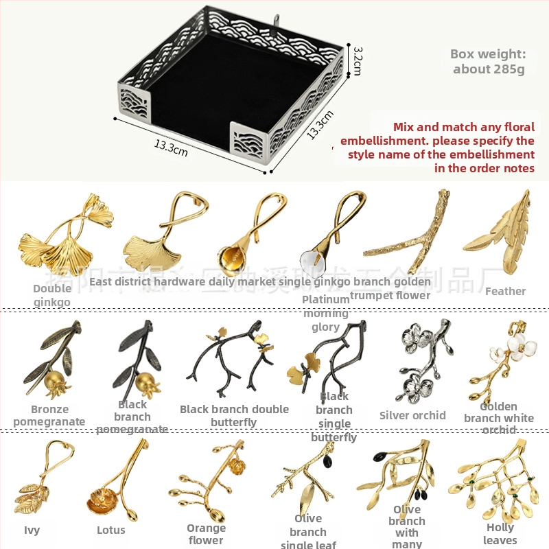 Cutie de depozitare pentru șervețele din oțel inoxidabil, formă pătrată, finisaj lustruit, design nordic minimalist, stil lux lejer