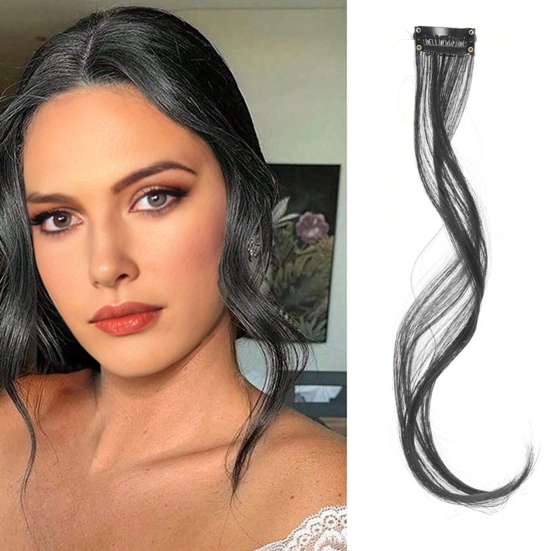 Перука с дълги челки, термоустойчива нишка, модел lh55, за стилизиране