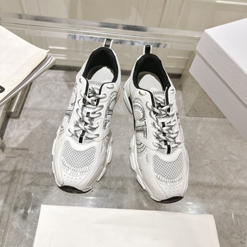 Αθλητικά παπούτσια σε στυλ Dad Shoes – γνήσιο δέρμα, μεσαίου ύψους, κορδόνια εμπρός, αναπνεύουσα σόλα από καουτσούκ-αφρό